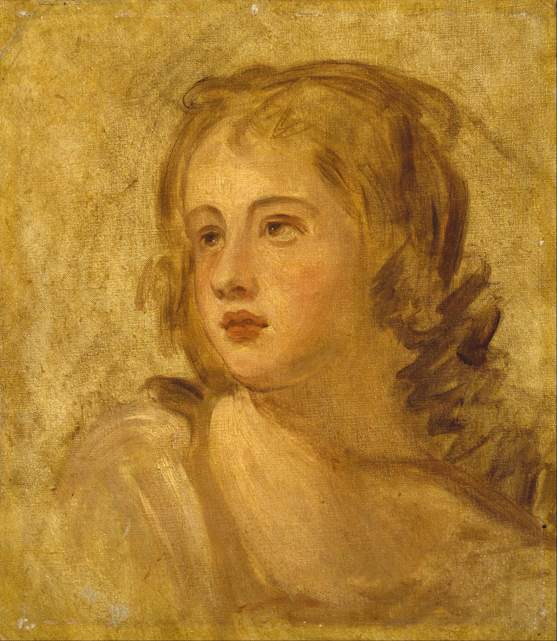 Tête de femme - George Romney