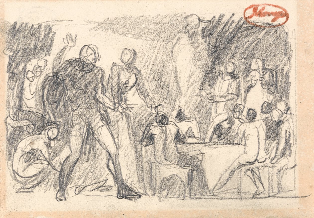 MacBeth : Scène du banquet - George Romney