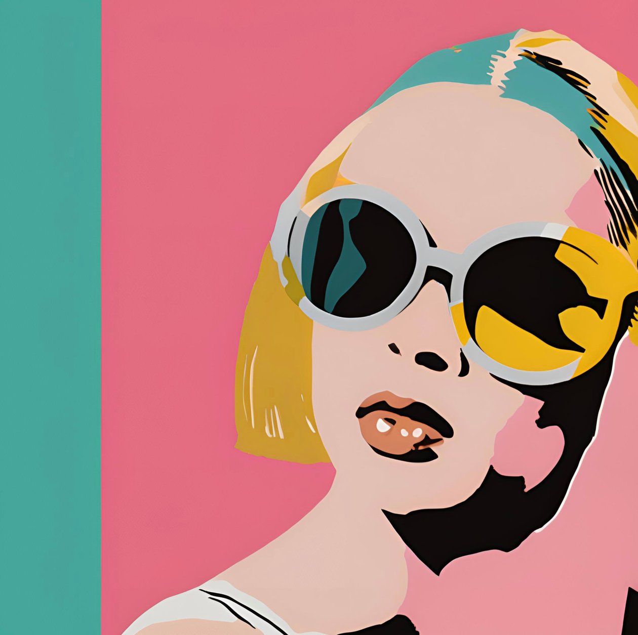 Regard glamour, 21e siècle (peinture) - George Rosaly