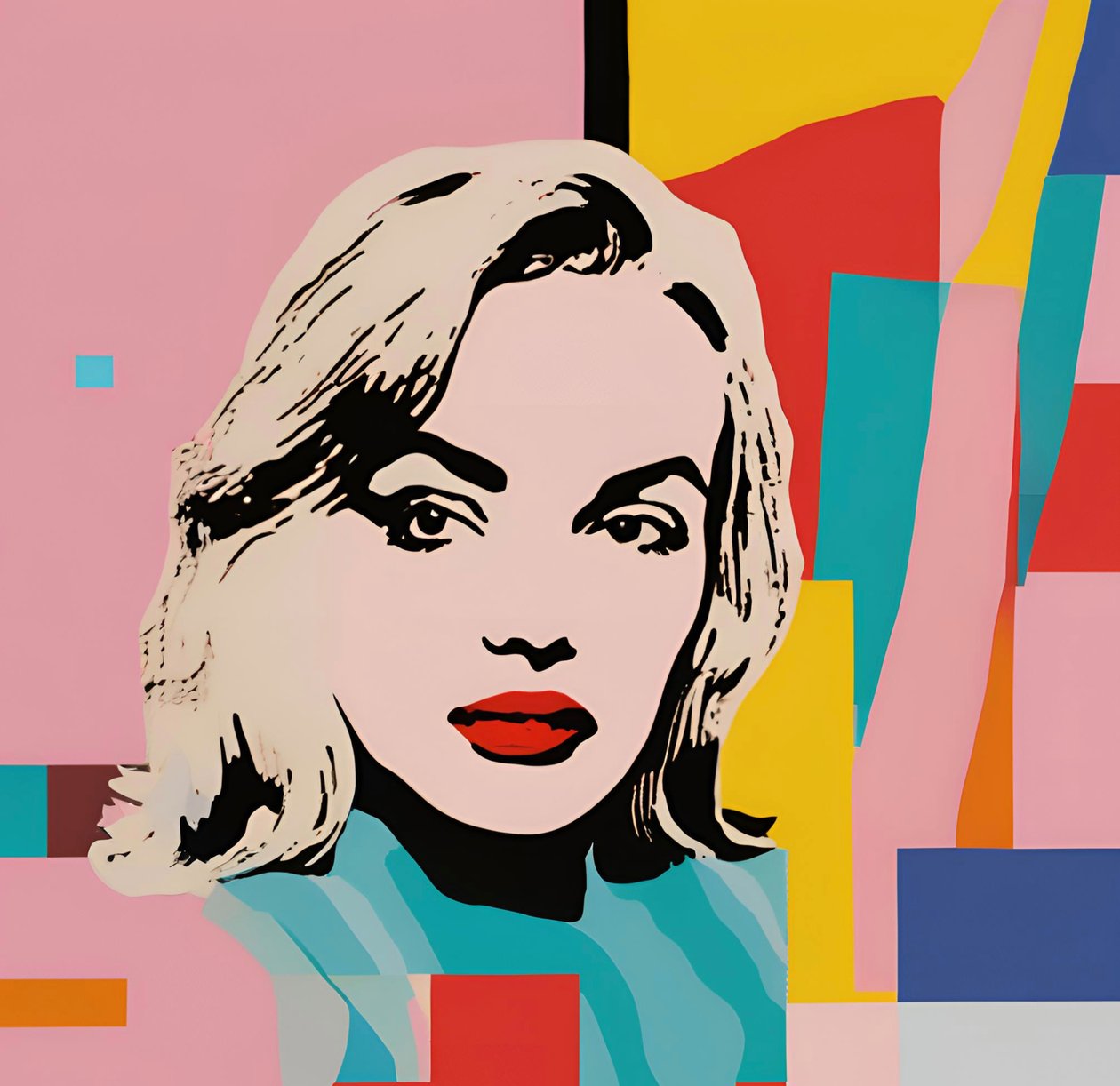 Allure iconique, 21e siècle (peinture) - George Rosaly