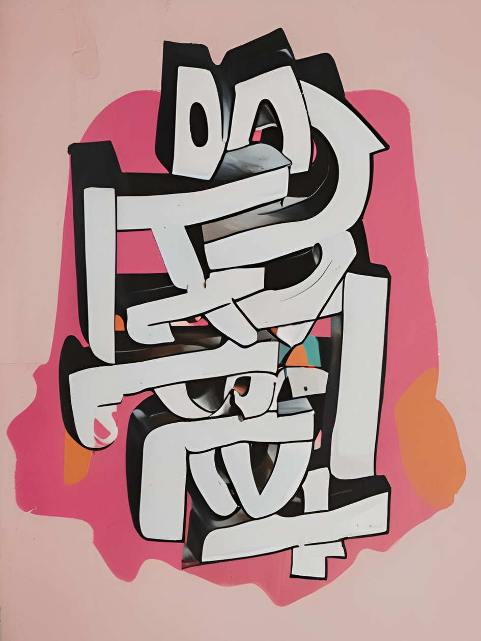 Code urbain, 21e siècle (peinture) - George Rosaly