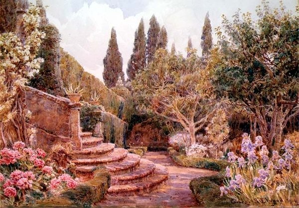 Un Jardin Méditerranéen - George Samuel Elgood