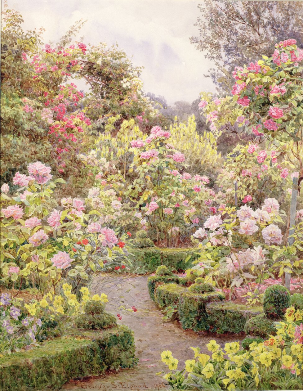 Raundscliffe - Partout des roses - George Samuel Elgood