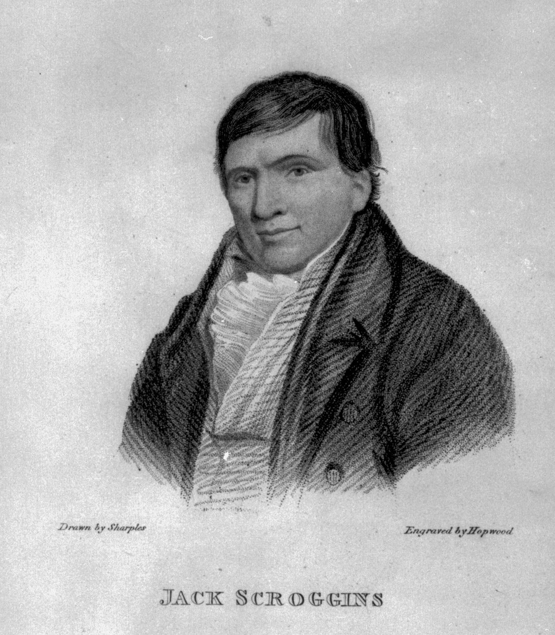 Jack Scroggins, gravé par Hopwood - George Sharples