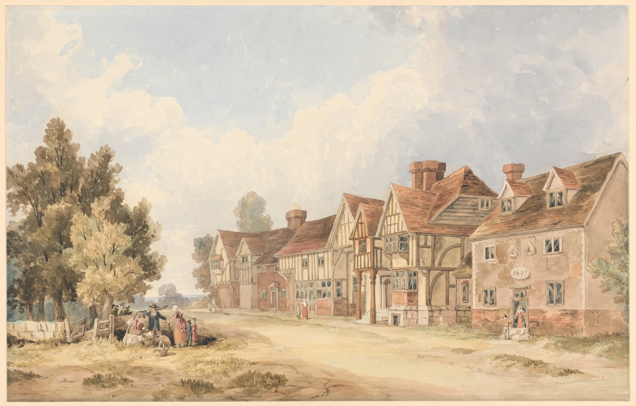 Le village de Chiddingstone, Kent - George Shepheard