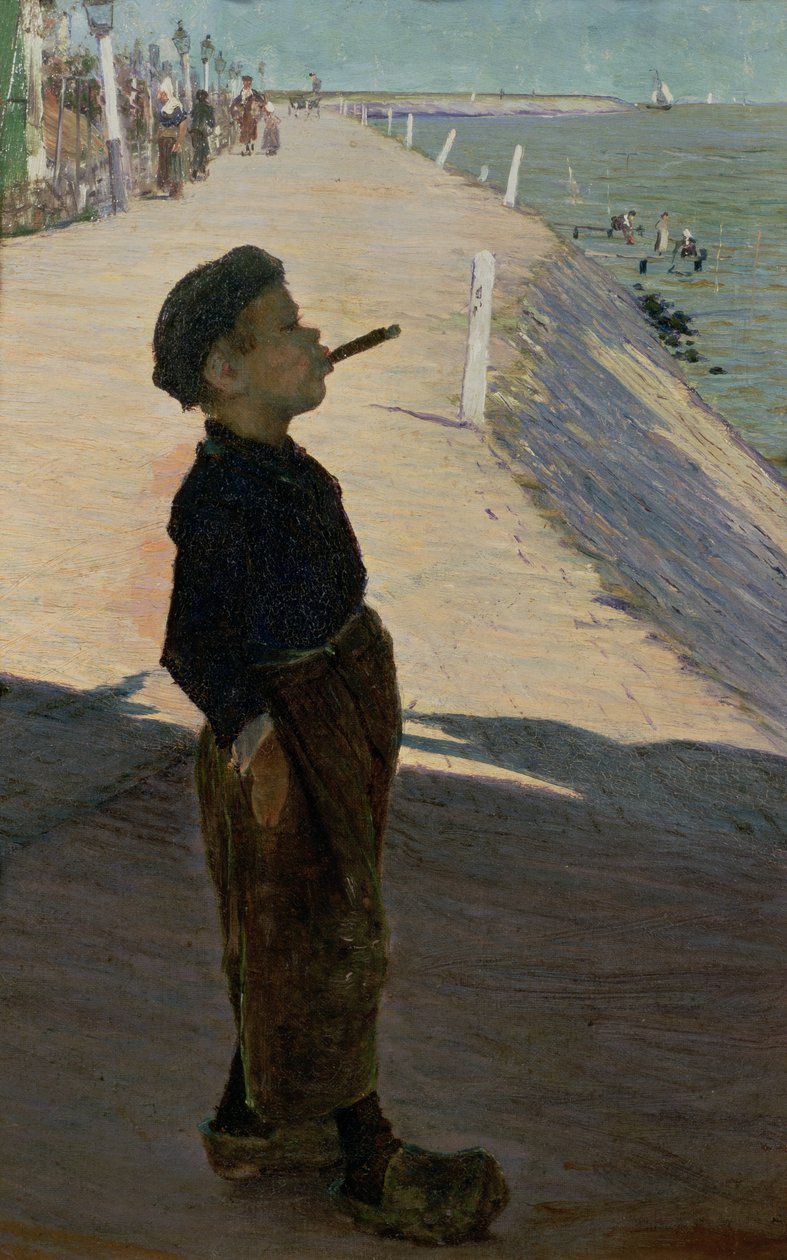 Profiter de la vie, Volendam, Zuider Zee - George Sherwood Hunter