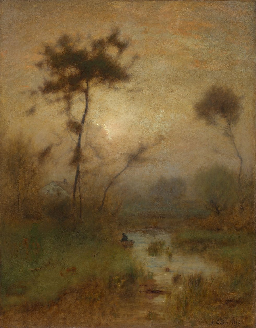 Un matin argenté - George Snr. Inness