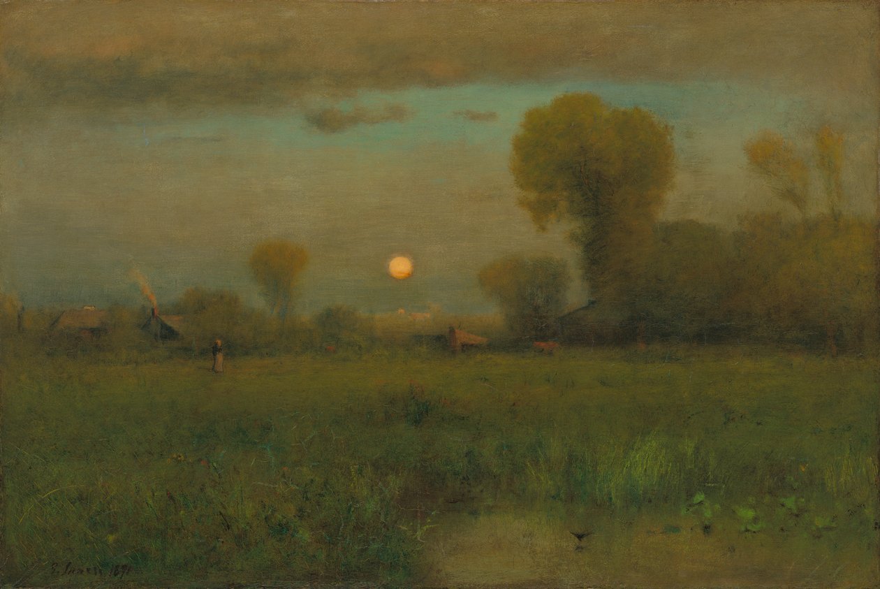 Lune de moisson, 1891 - George Snr. Inness