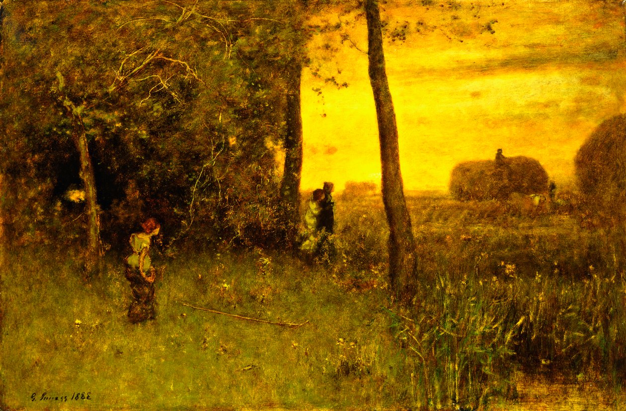 Les Baigneurs, 1888 - George Snr. Inness