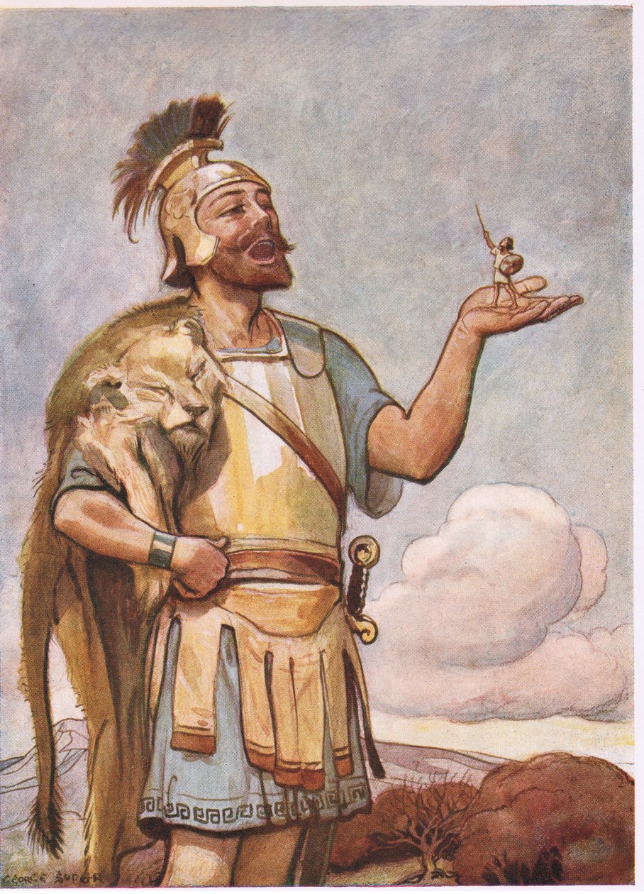 Hercule et le pygmée - George Soper