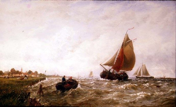 Navires au large d