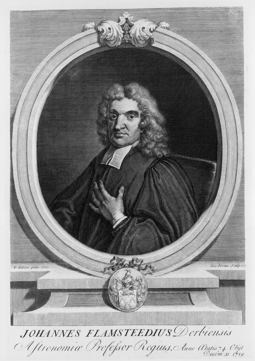 John Flamsteed, astronome, 1712 - George Vertue