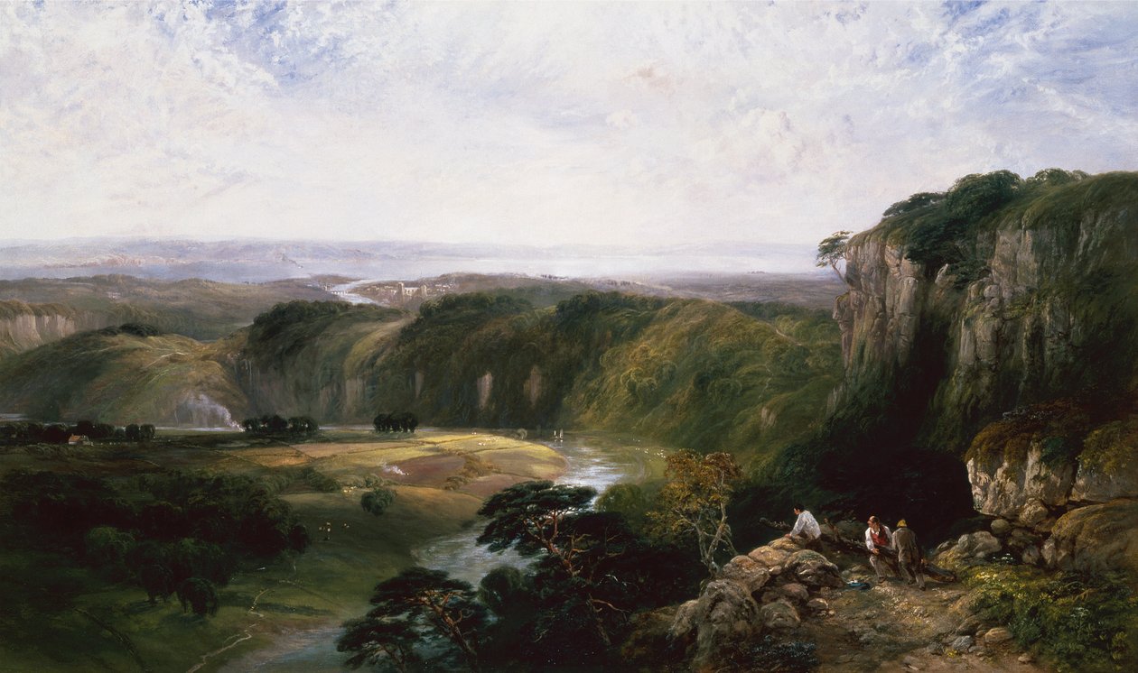 Chepstow depuis le Windcliff - George Vicat Cole