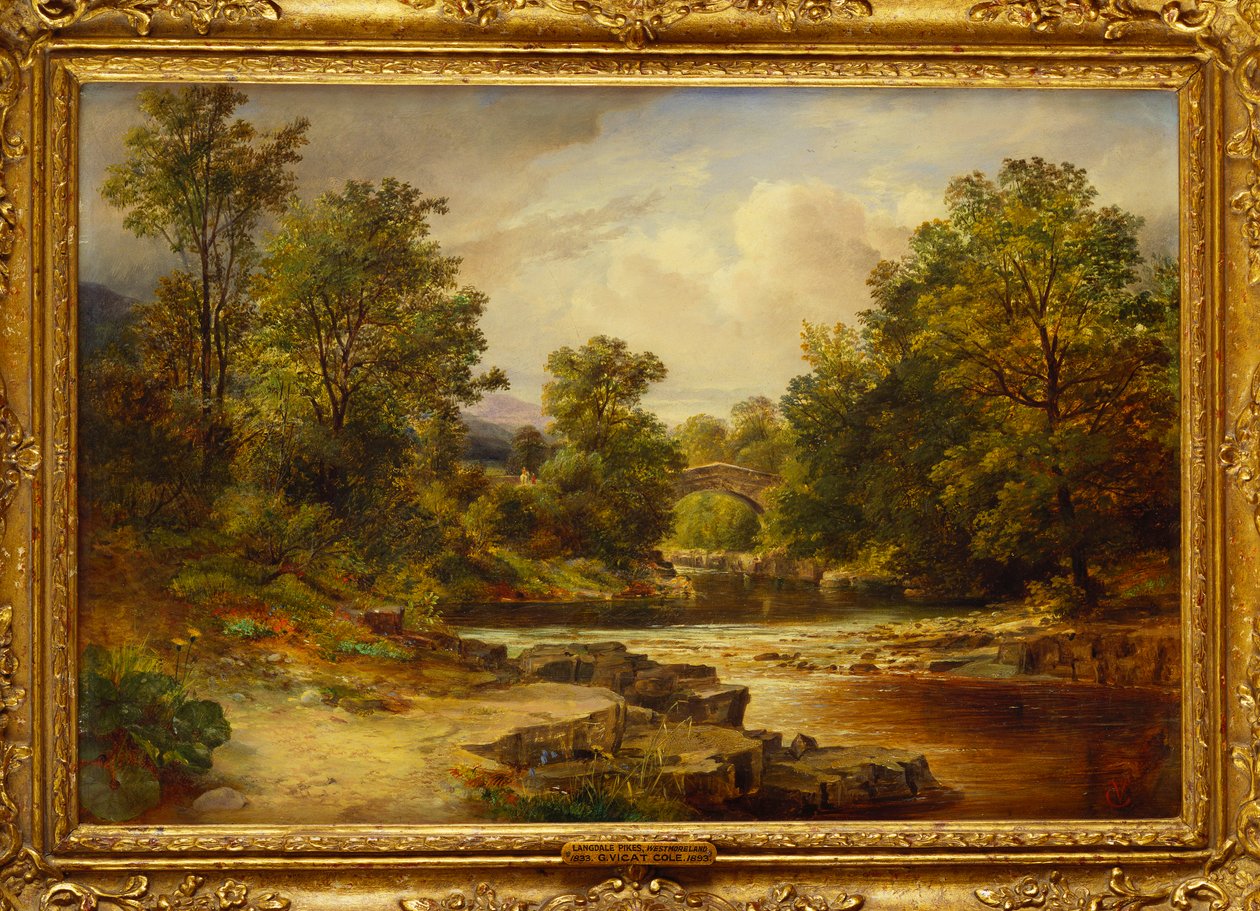 Langdale Pikes, Westmorland - George Vicat Cole