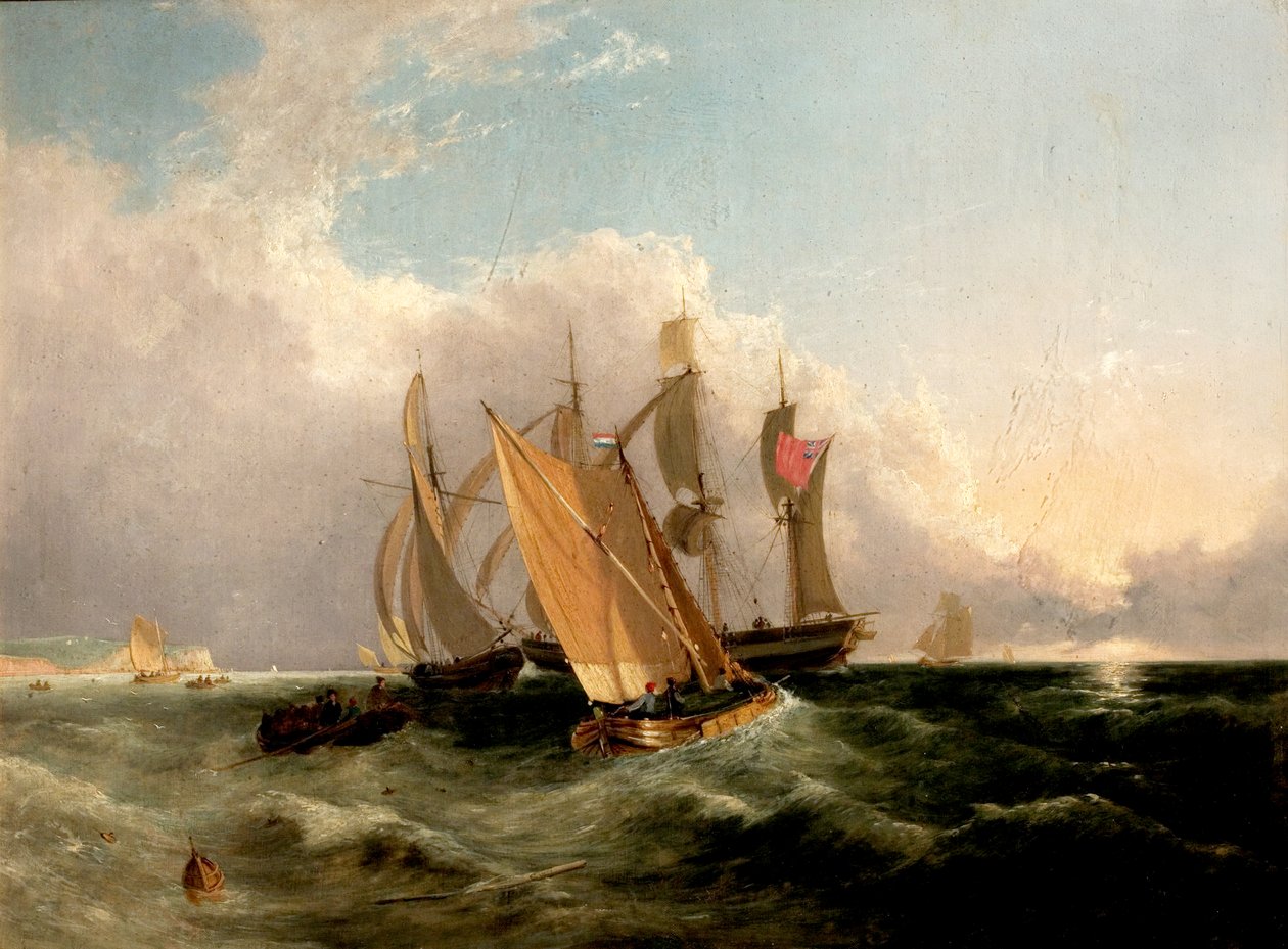 Scène marine, 1827 - George Vincent