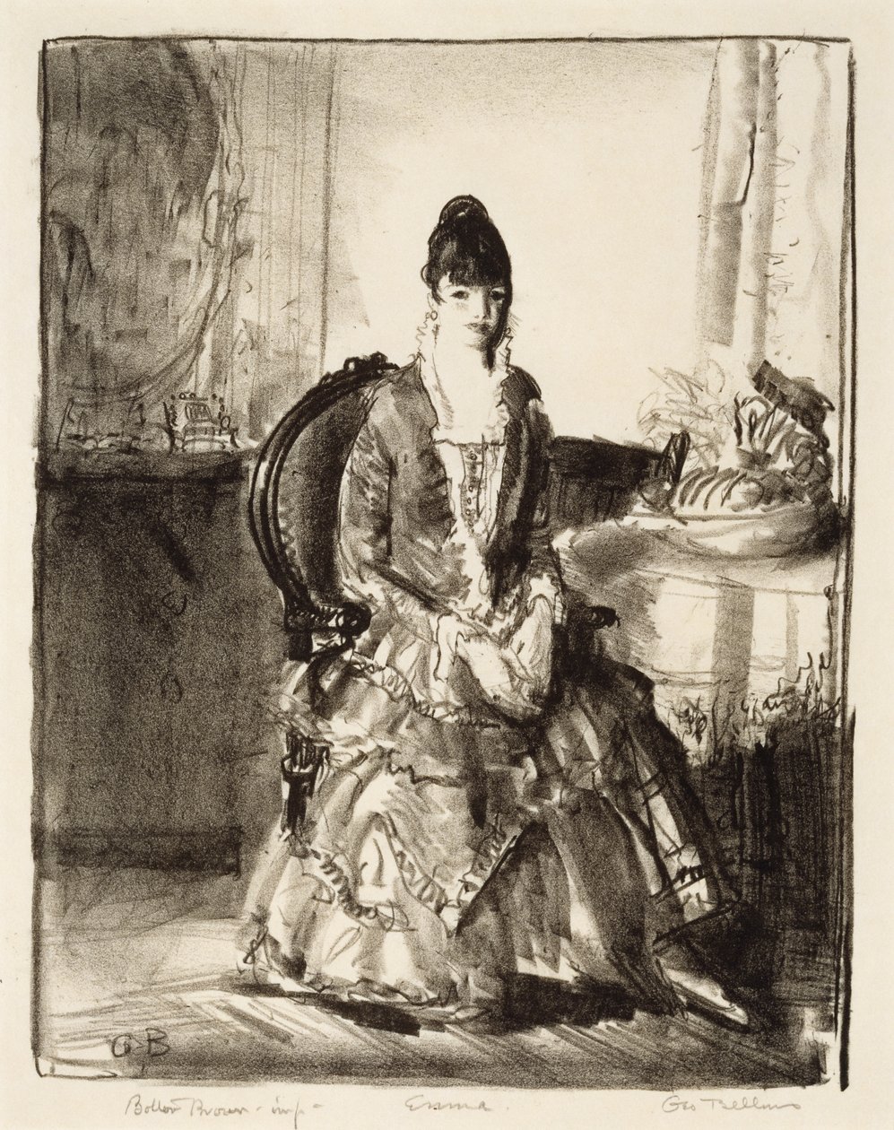 Arrangement, Emma dans une pièce - George Wesley Bellows