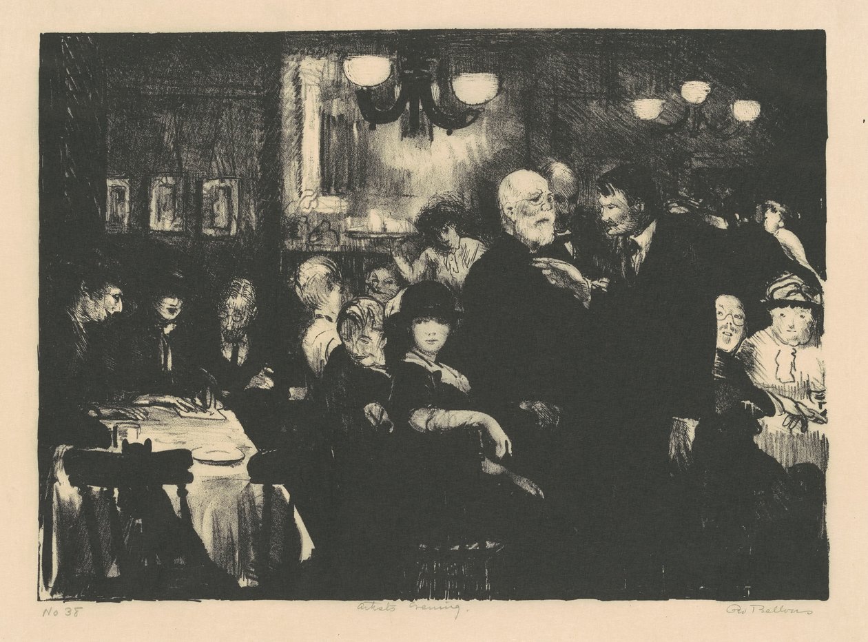 Soirée des artistes, 1916 - George Wesley Bellows