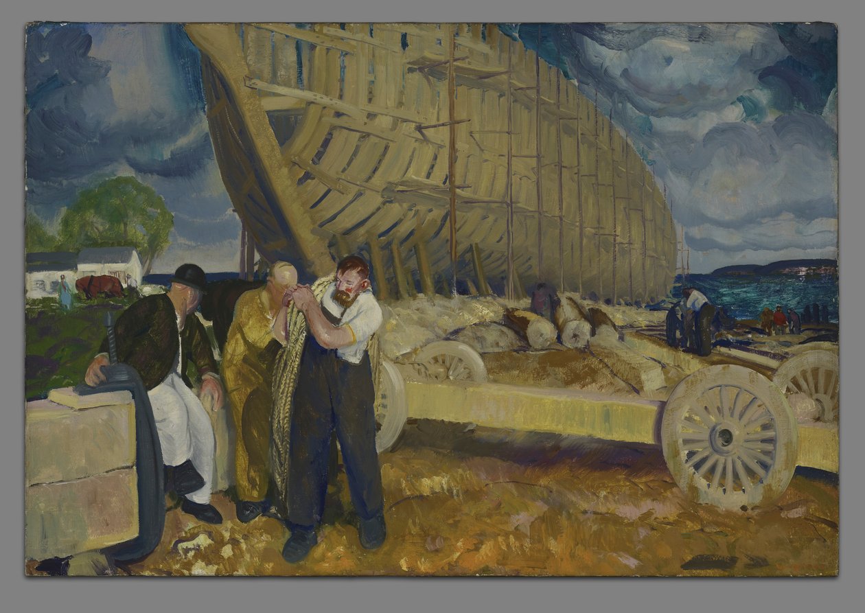 Constructeurs de navires - George Wesley Bellows