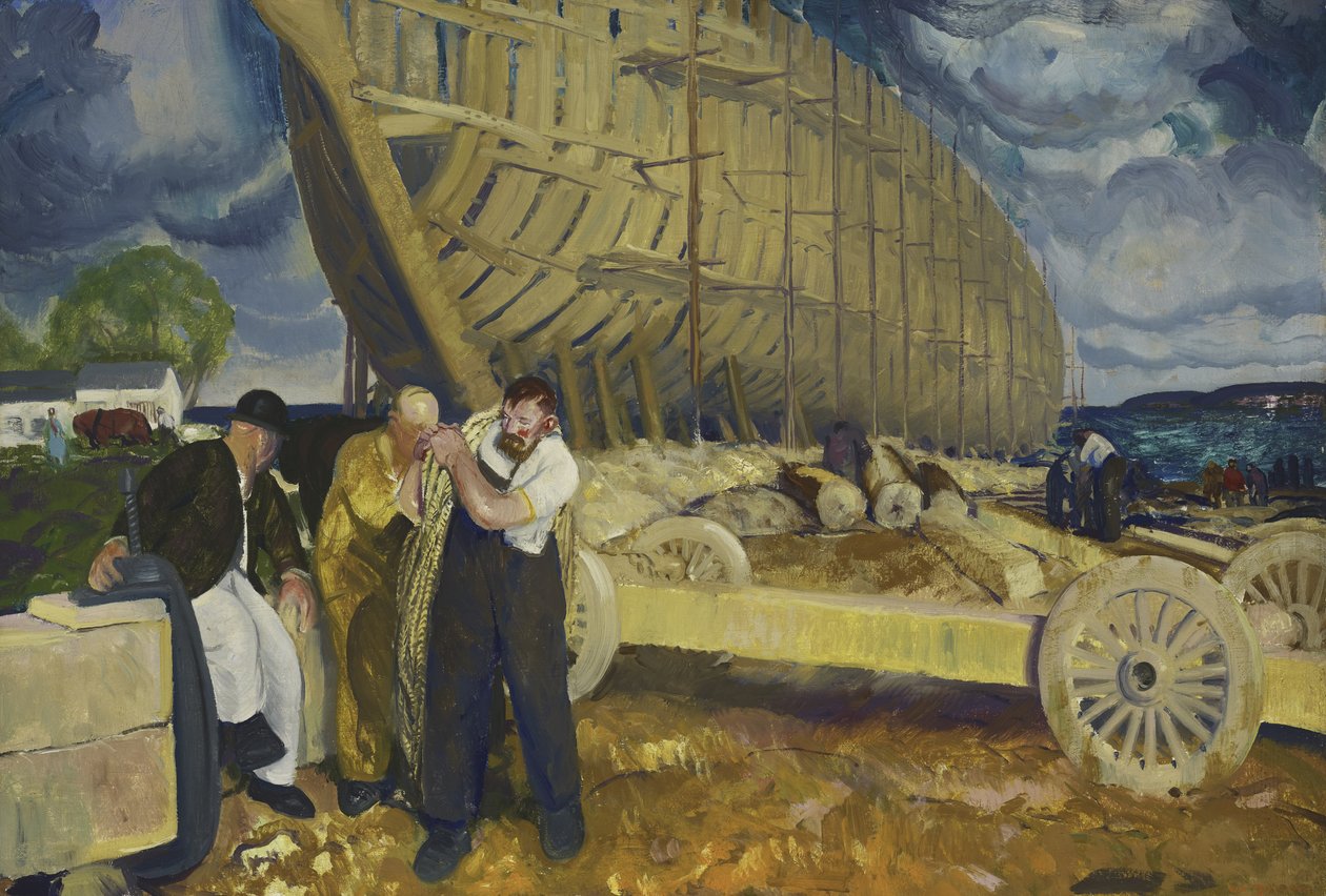 Constructeurs de navires, 1916 - George Wesley Bellows