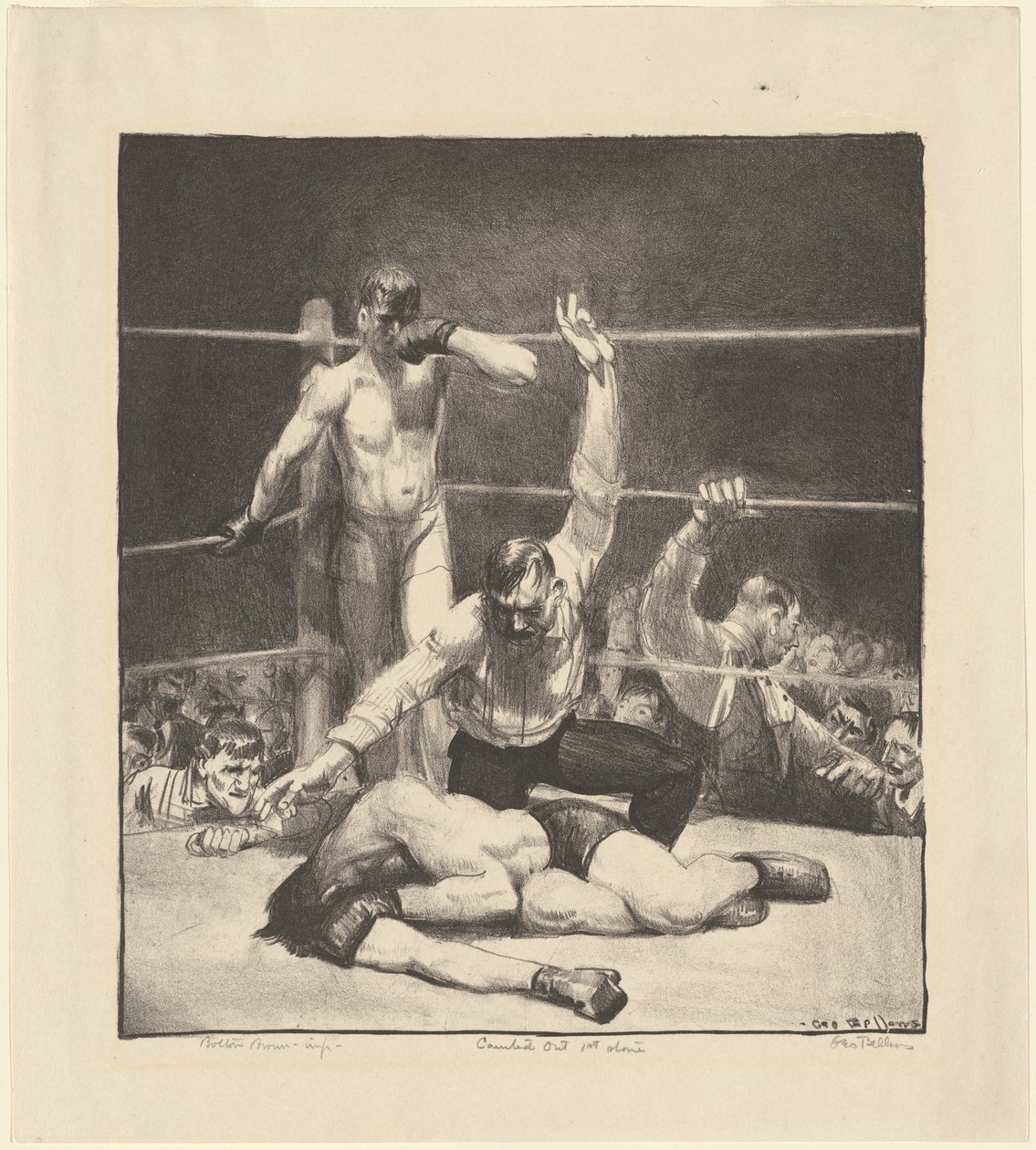 Compté, première pierre, 1921 - George Wesley Bellows