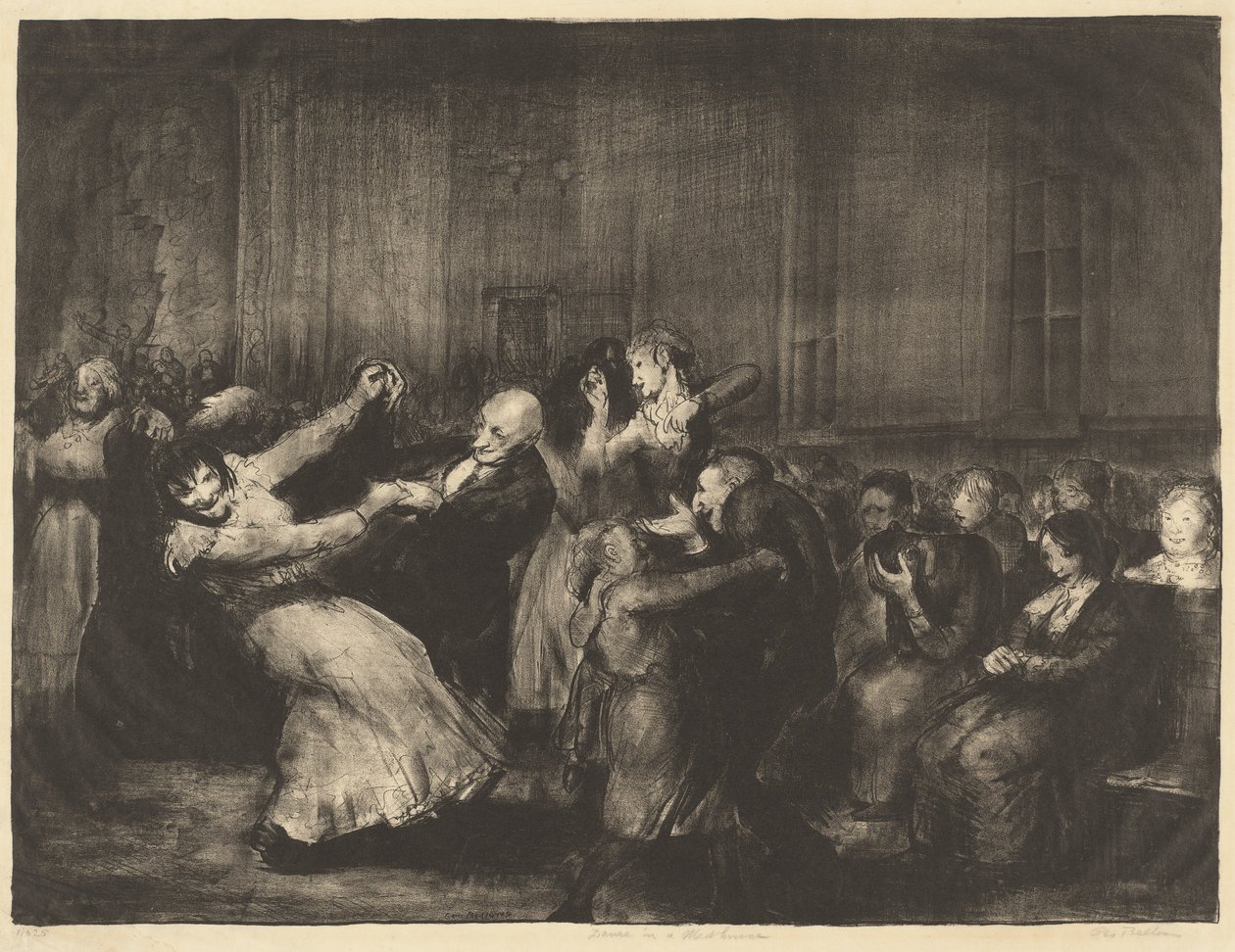 Danse dans un asile, 1917 - George Wesley Bellows