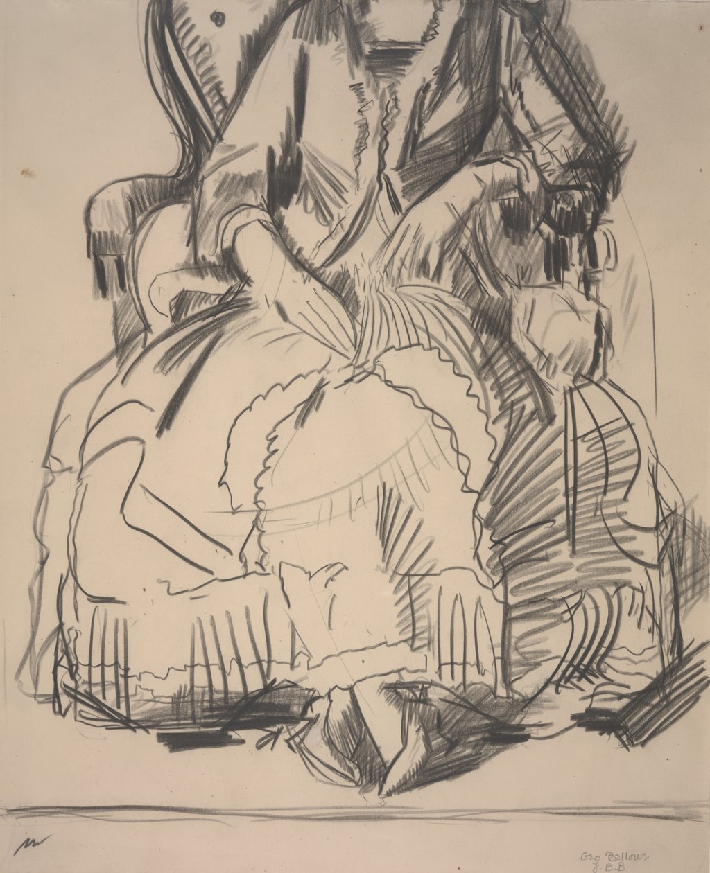 Emma en robe violette - George Wesley Bellows