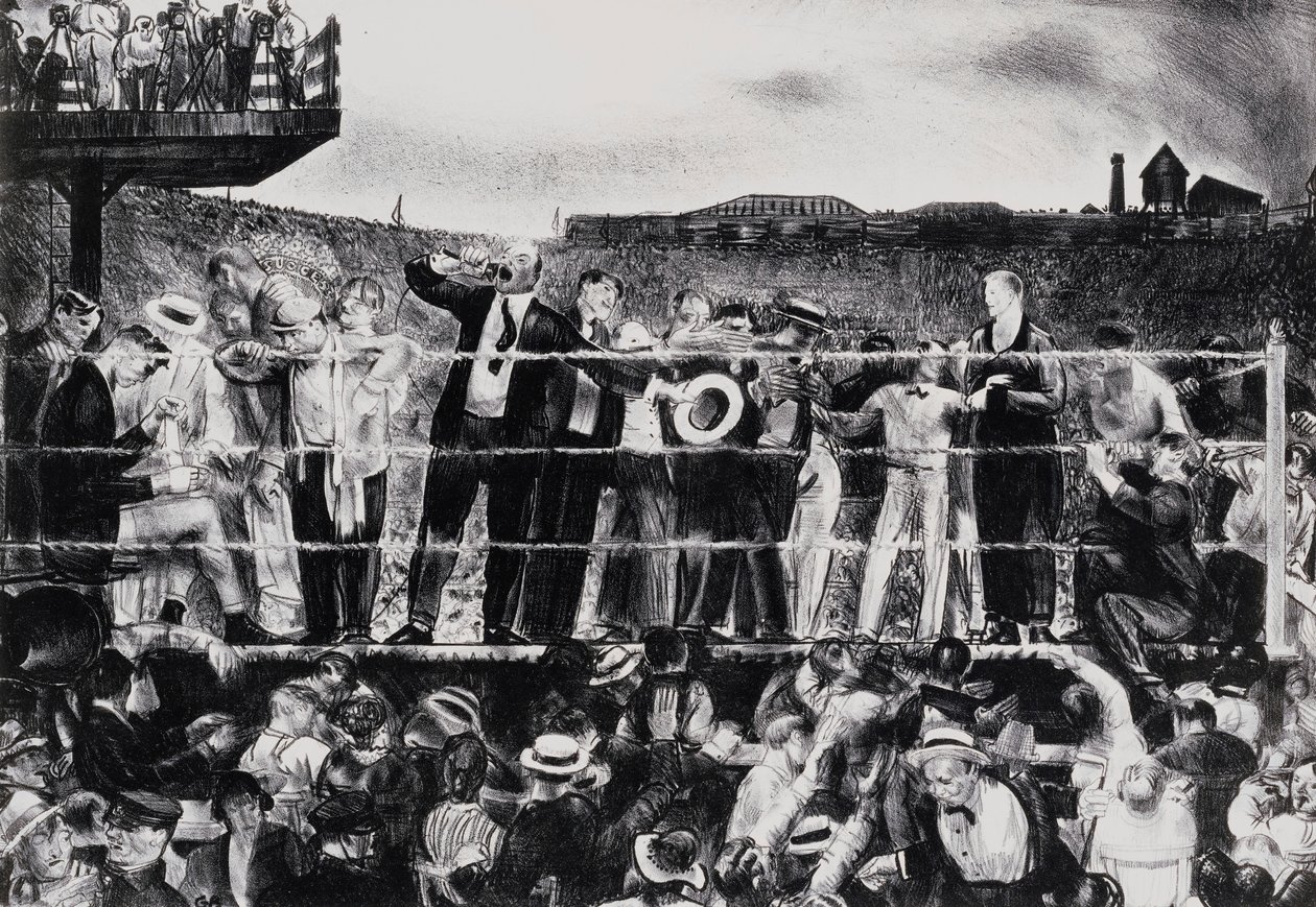 Présentation de Georges Carpentier, 1921 - George Wesley Bellows