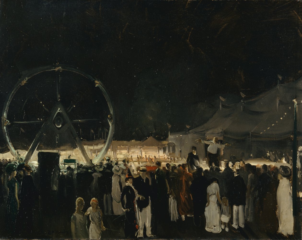 Devant le grand chapiteau, 1912 - George Wesley Bellows
