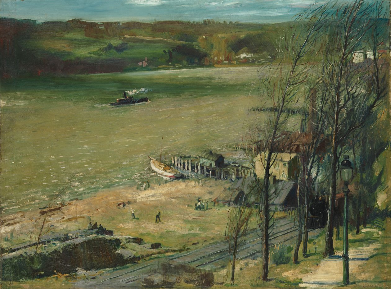 Sur le Hudson, 1908 - George Wesley Bellows