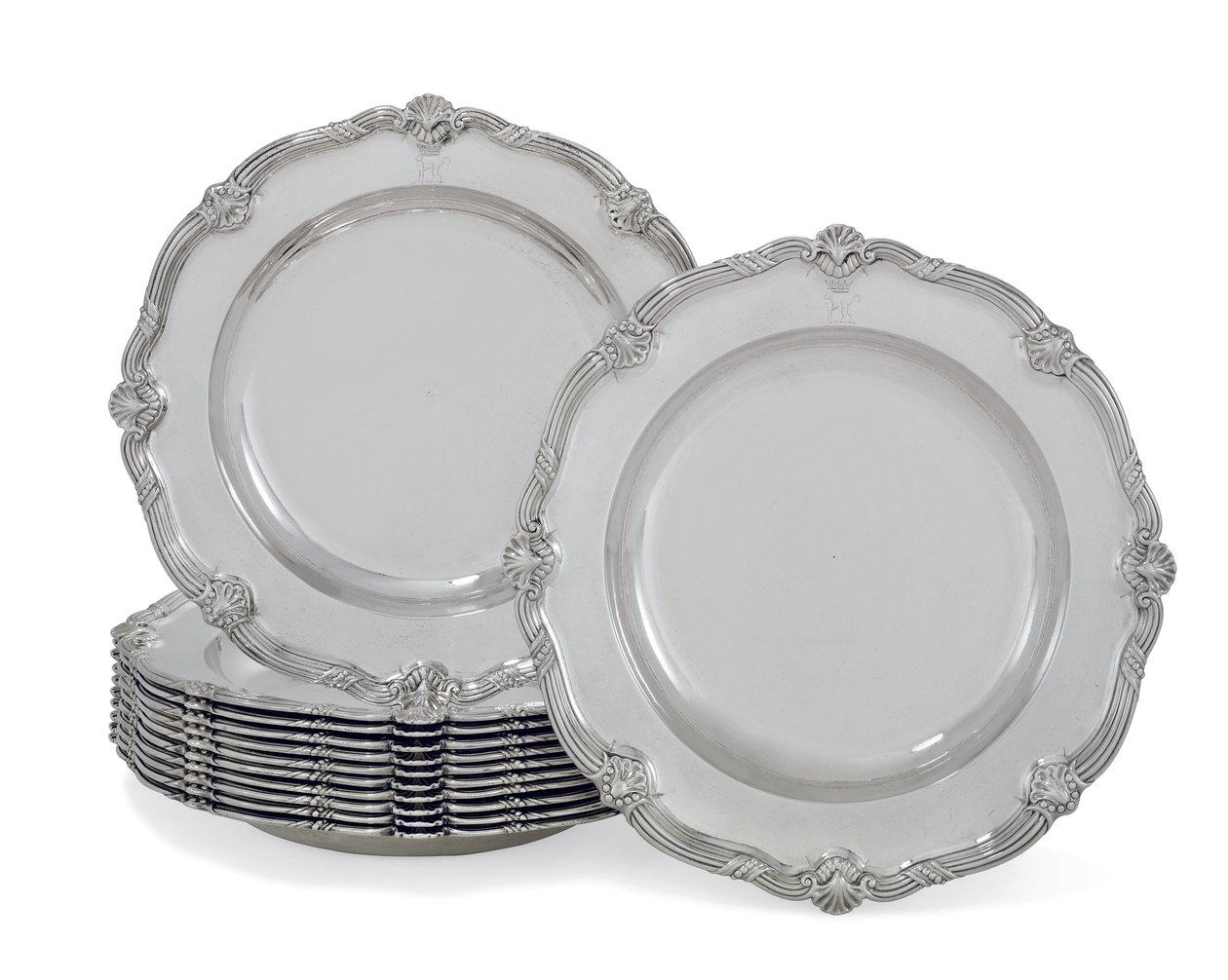 Assiettes à dîner, Le service Leinster - George Wickes