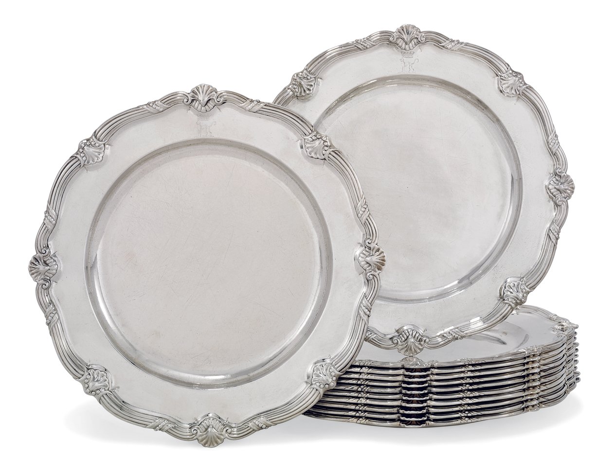 Assiettes de dîner, Le Service Leinster - George Wickes