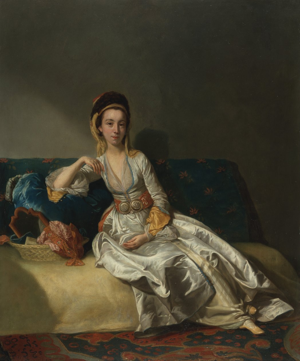 Nancy Parsons en robe turque - George Willison