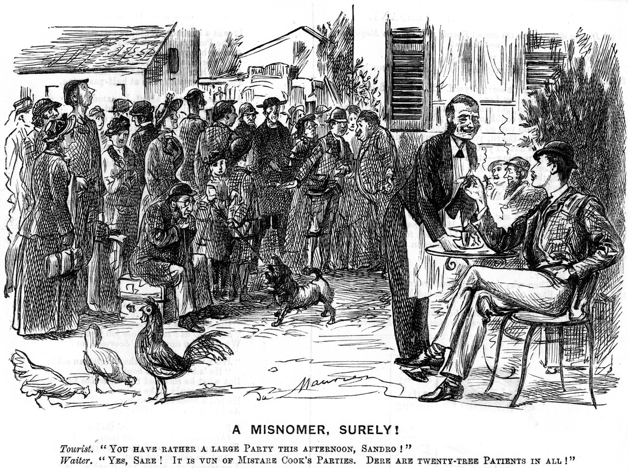 Une erreur de nom, sûrement!, 1880 - George du Maurier
