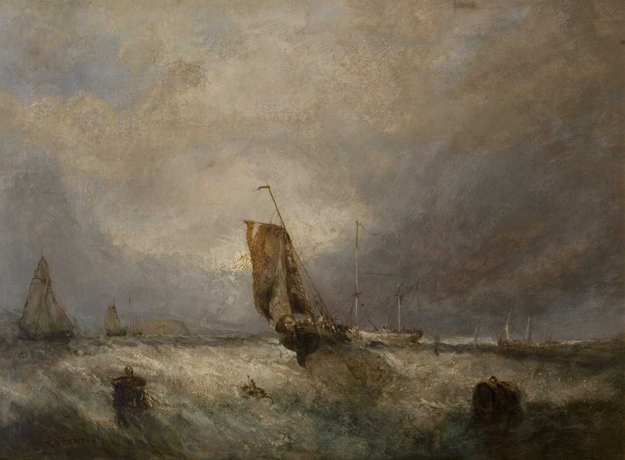 Paysage marin, vers 1840 - George the Elder after Chambers