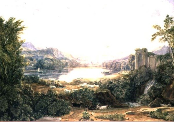Composition paysagère - George the Younger Barret