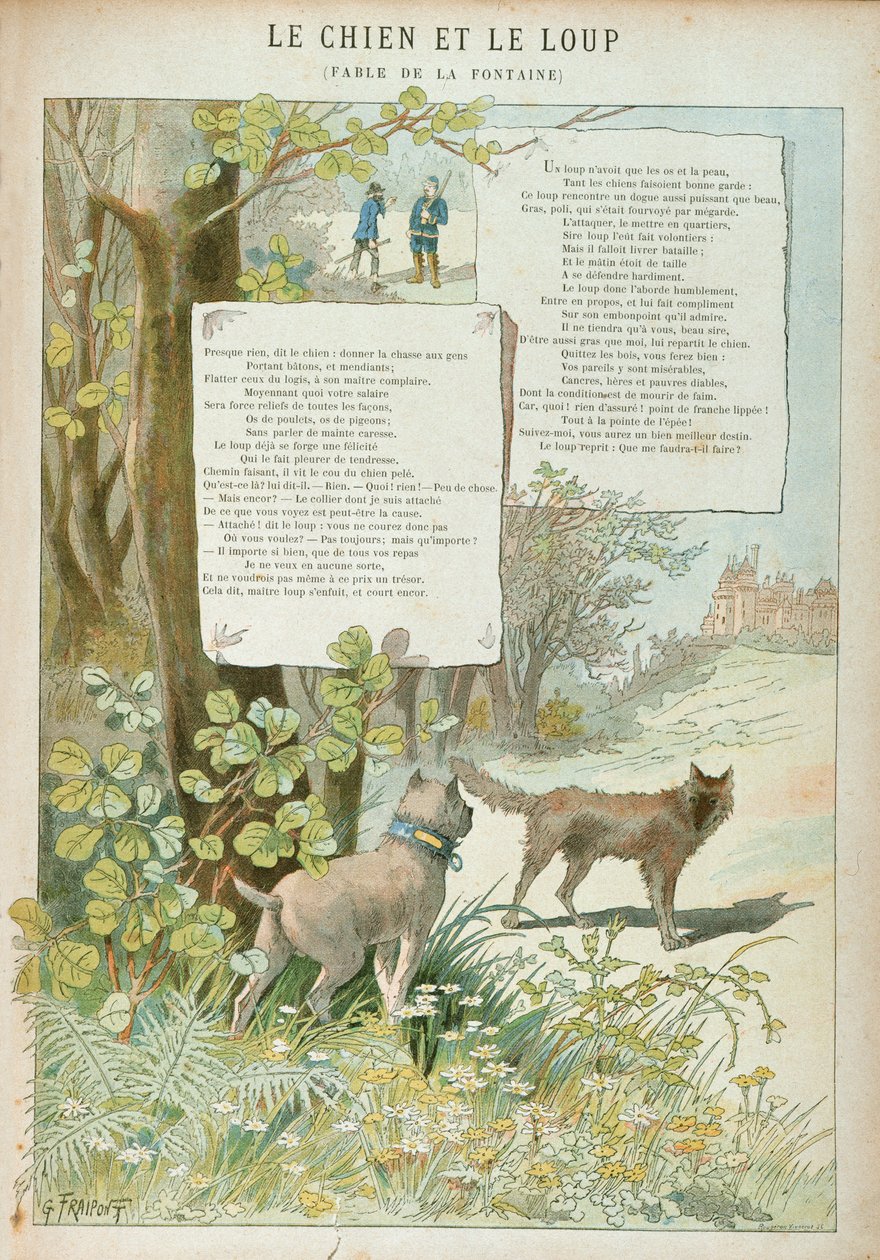 Le Chien et le Loup, des 