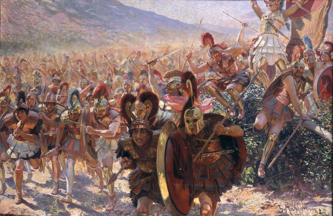 Guerriers anciens - Georges Marie Rochegrosse