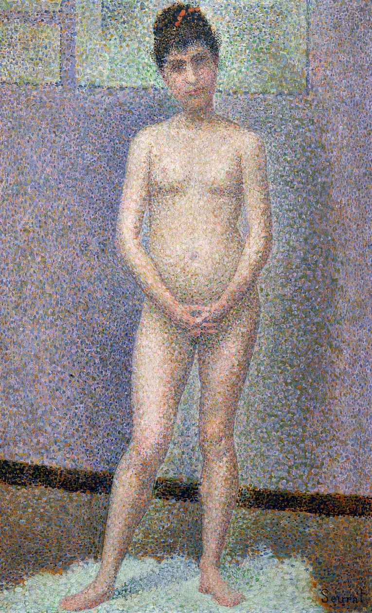 Modèle de face, 1886-7 - Georges Seurat