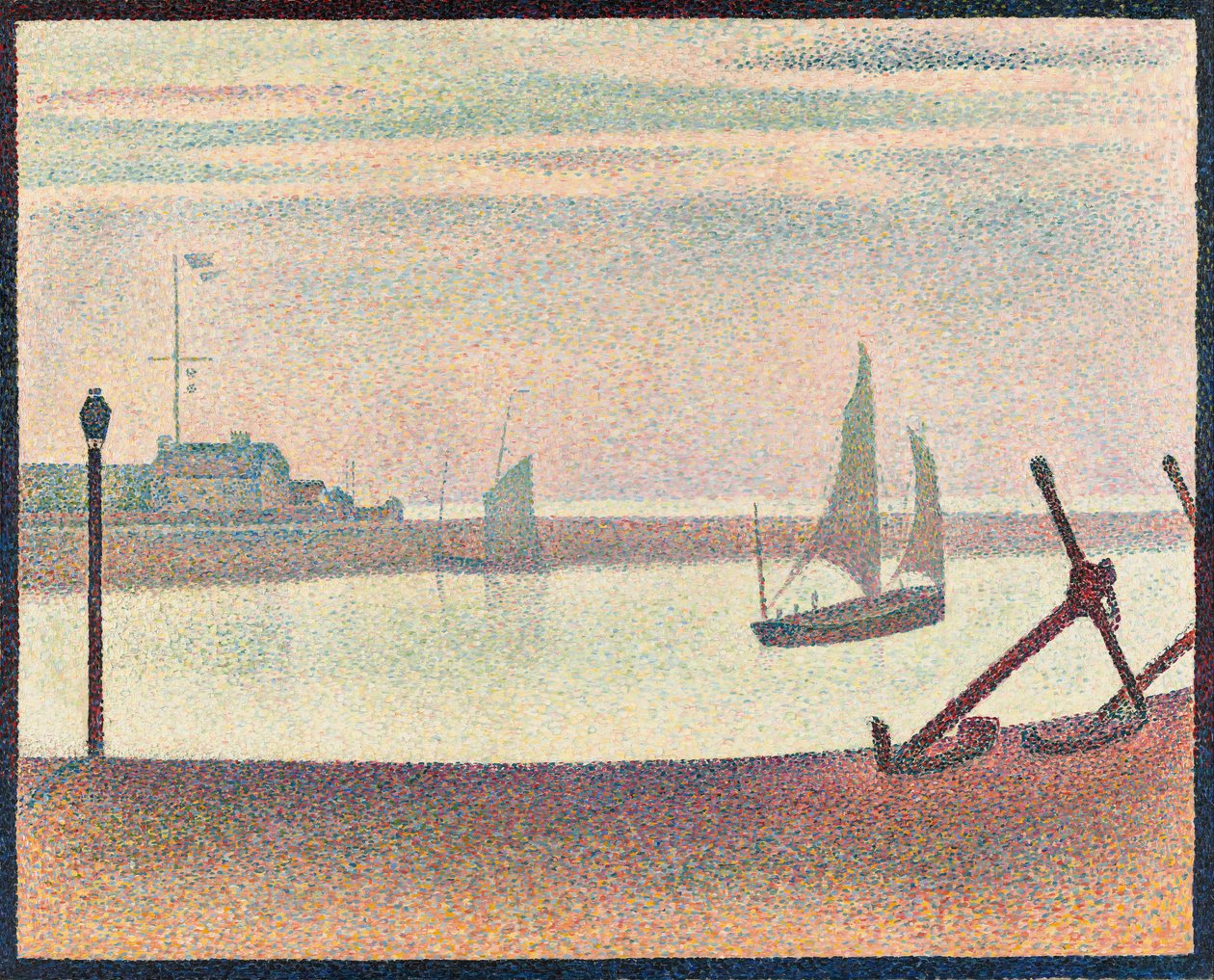 Le Canal à Gravelines, Soir - Georges Seurat