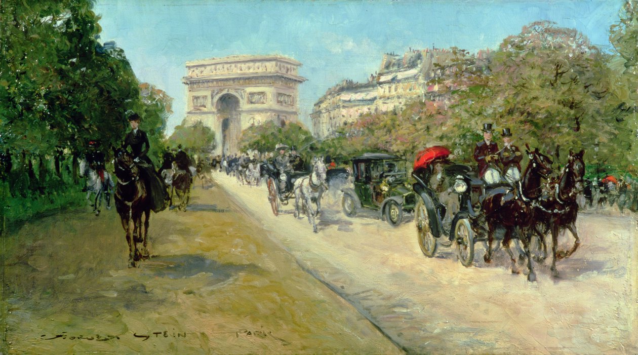 Boulevard à Paris - Georges Stein