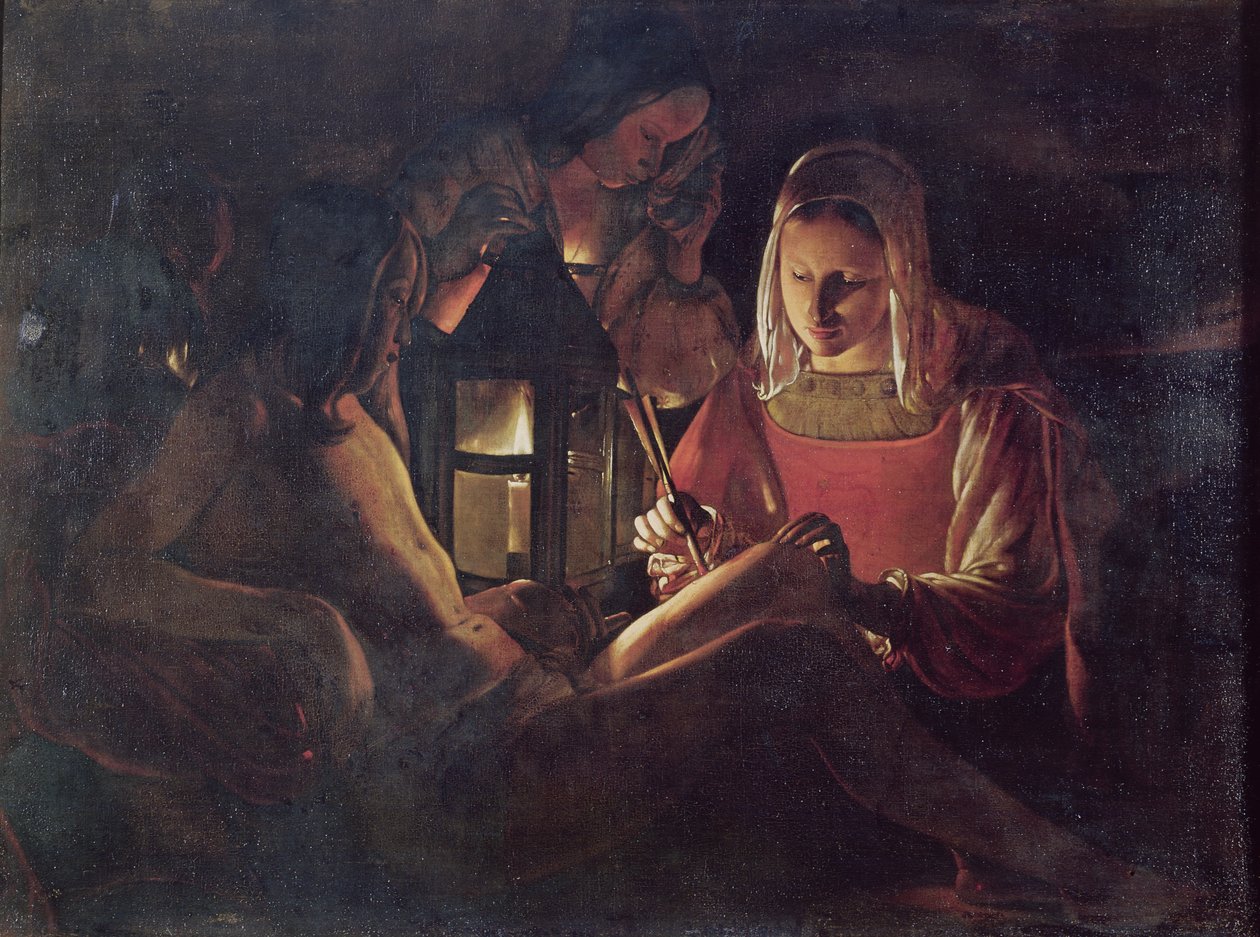 Saint Sébastien soigné par Irène, c.1638-39 - Georges de La Tour