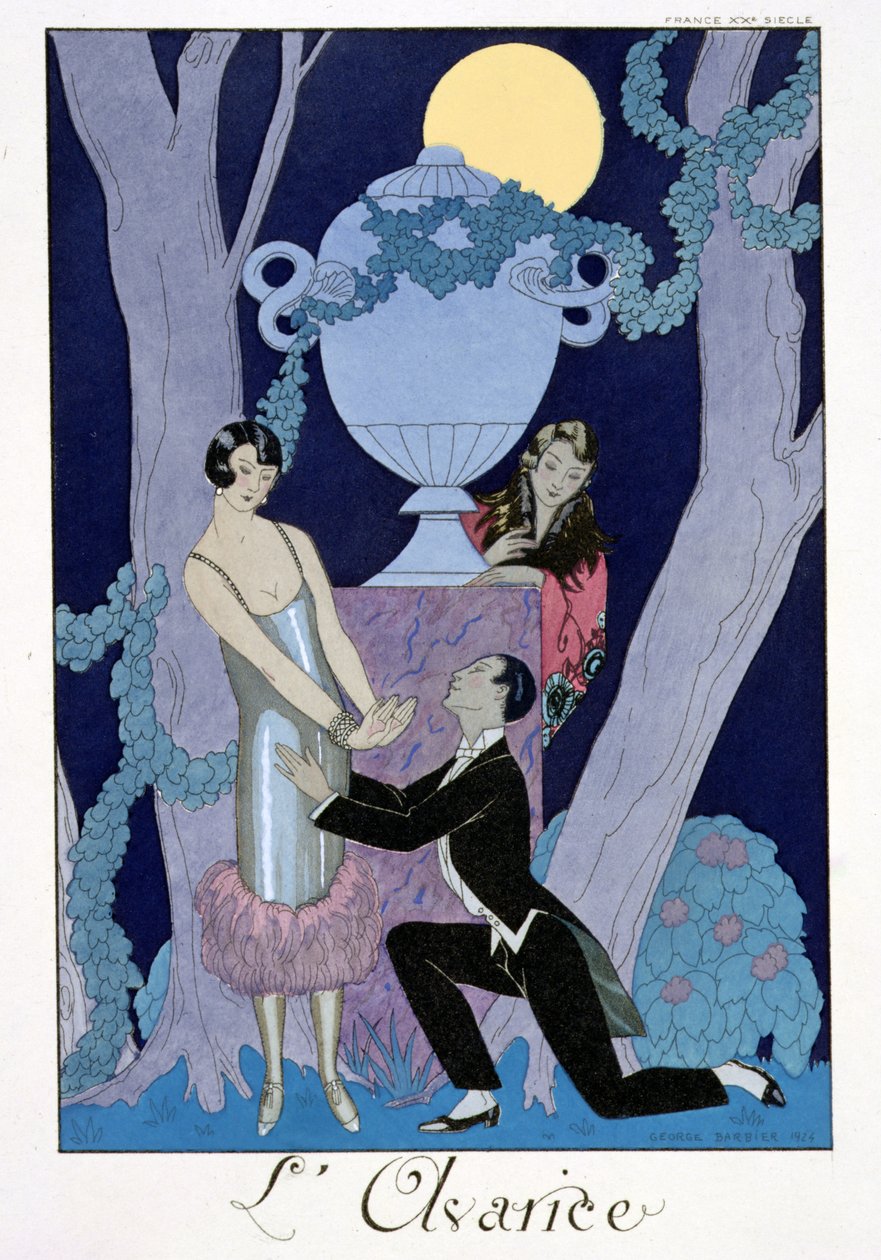 Avarice - Georges Barbier