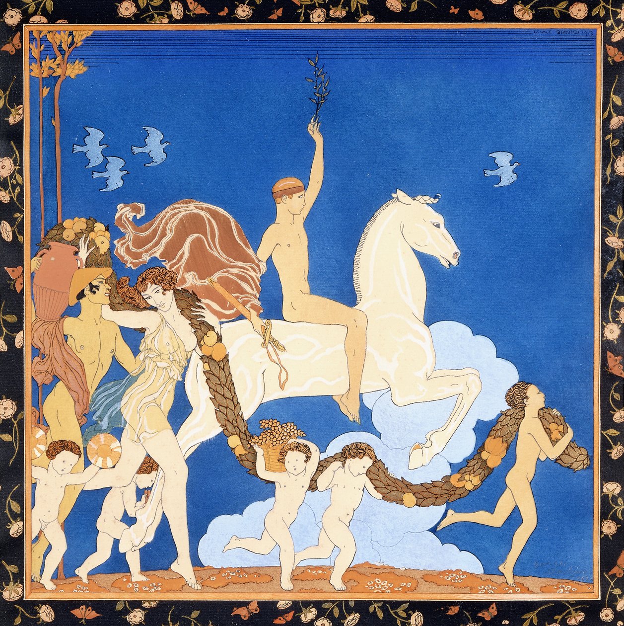 Le Cheval Blanc, c.1917-1920 - Georges Barbier