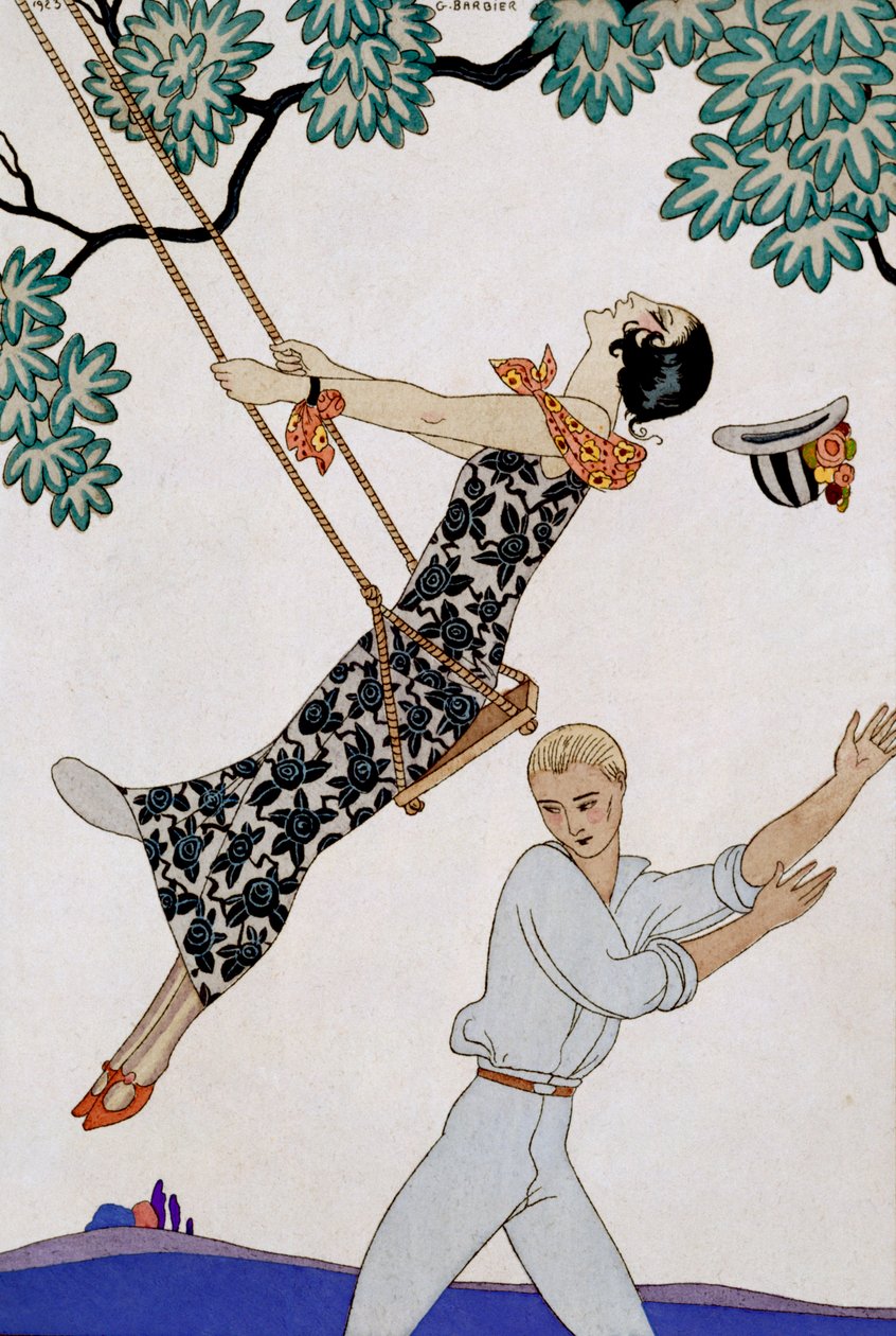 La Balançoire - Georges Barbier