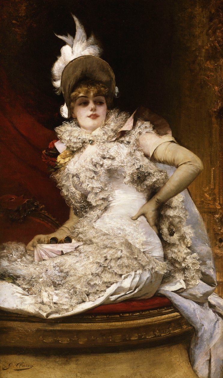 La loge - Georges Clairin