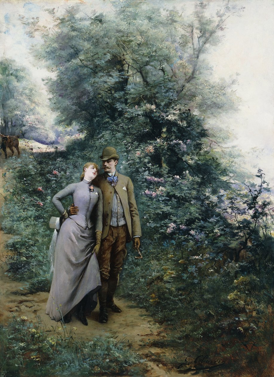 Les Amants - Georges Clairin