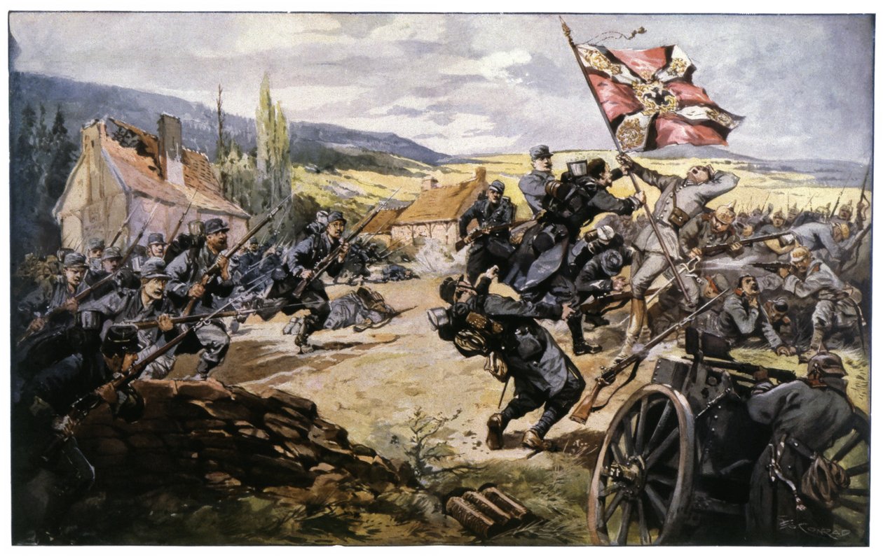 Combats à Saint-Blaise - Georges Conrad