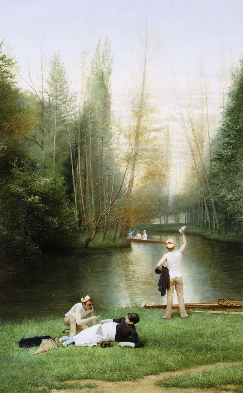 Flirtation, 1885 - Georges Croegaert