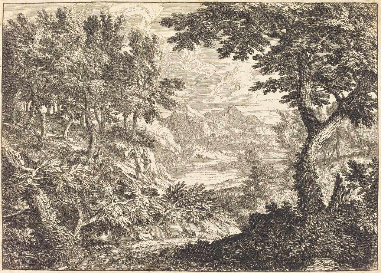 Paysage avec voyageurs - Georges Focus