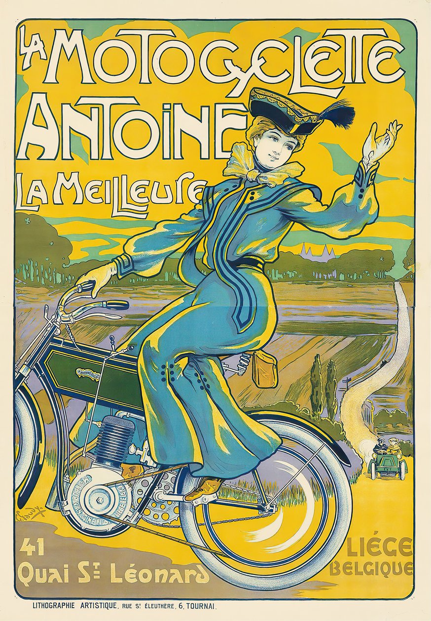 La Motocyclette Antoine - Georges Gaudy